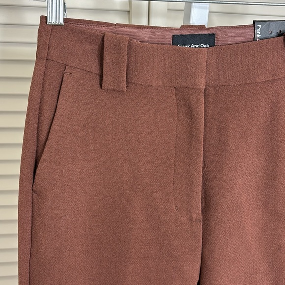 NWT Frank & Oak Alice Straight Ankle Pants Trouser Size 2 - Picture 9 of 16